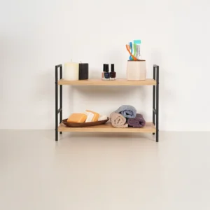 Double Wooden Rack 2 Layer1