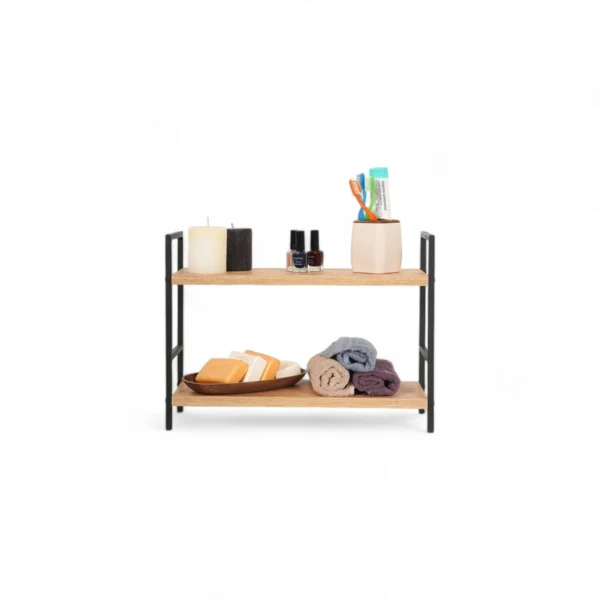 Double Wooden Rack 2 Layer3