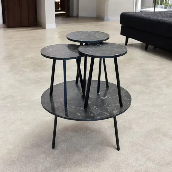 Four Pieces Minimalist Galactic Tables Set2