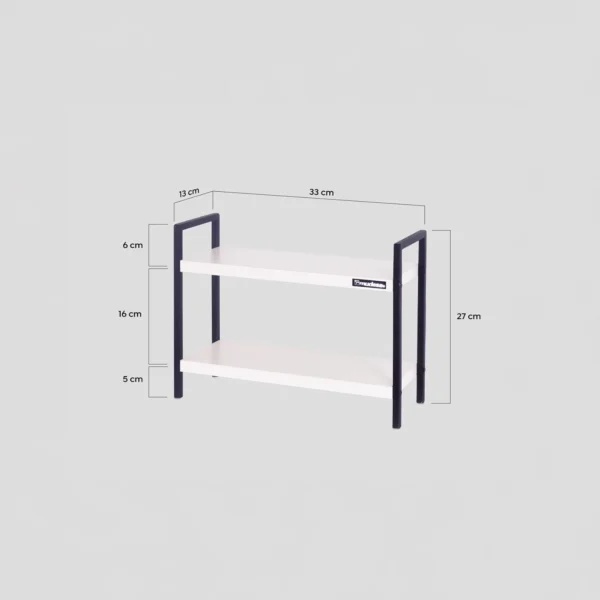 Minimalist Modern Double Shelf Rack6