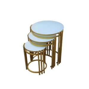 Three Pieces Garden Wall Table Set1