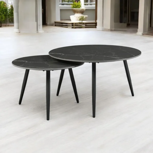 Two Pieces Japanese Minimalist Tables Set3