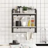 Wall Hanging Organizing Shelves 2 layers6