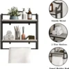 Wall Hanging Organizing Shelves 2 layers7